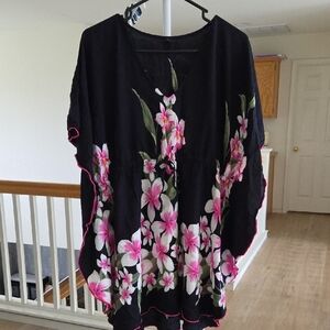 Floral Tropical Women's Dress Size Large